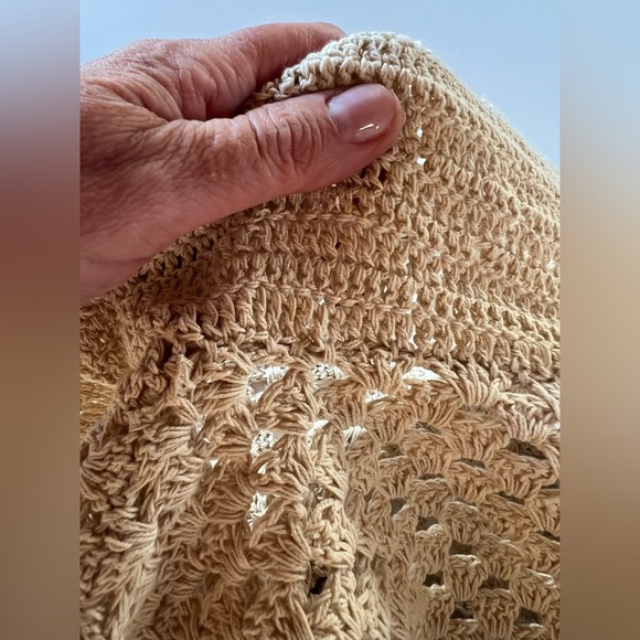 NWT Maurie and Eve Australian crochet Shore Thing Mini Dress in Sand sz S beach - Picture 15 of 15